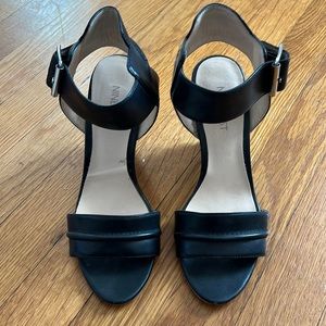 Nine West black wedges